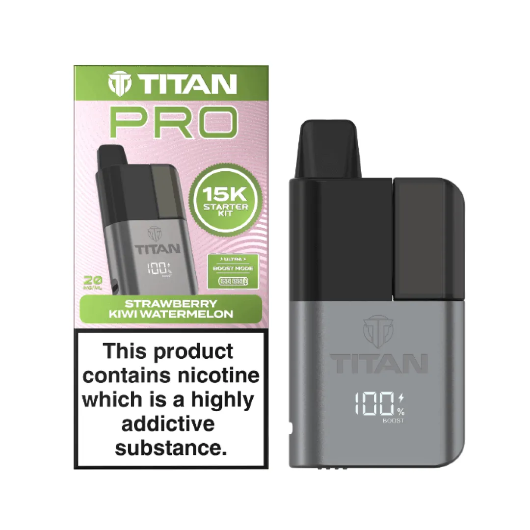 Titan Pro 15K Puffs Prefilled Pod Kit | Only £8.99 | Any 3 for £24