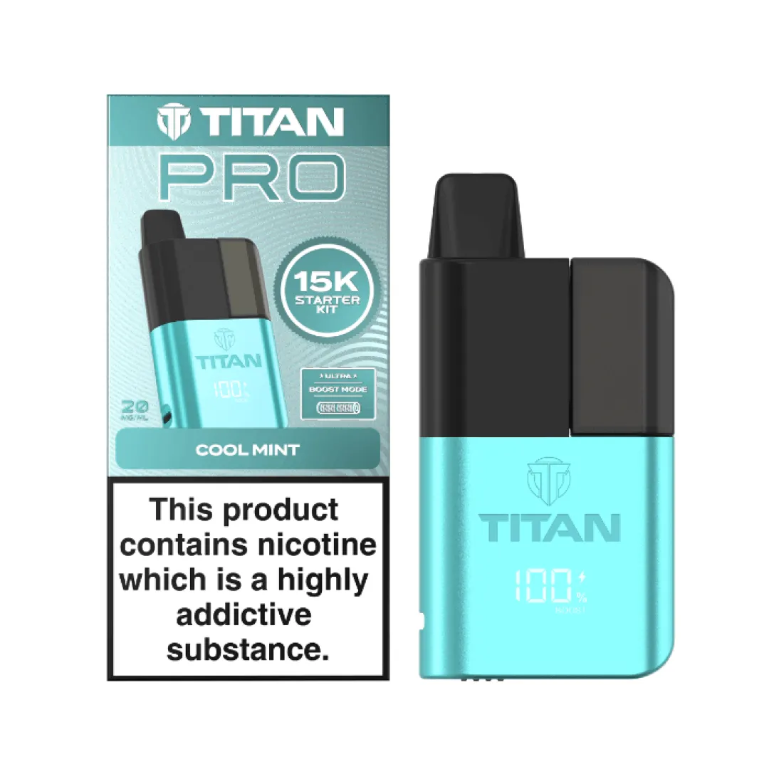 Titan Pro 15K Puffs Prefilled Pod Kit | Only £8.99 | Any 3 for £24
