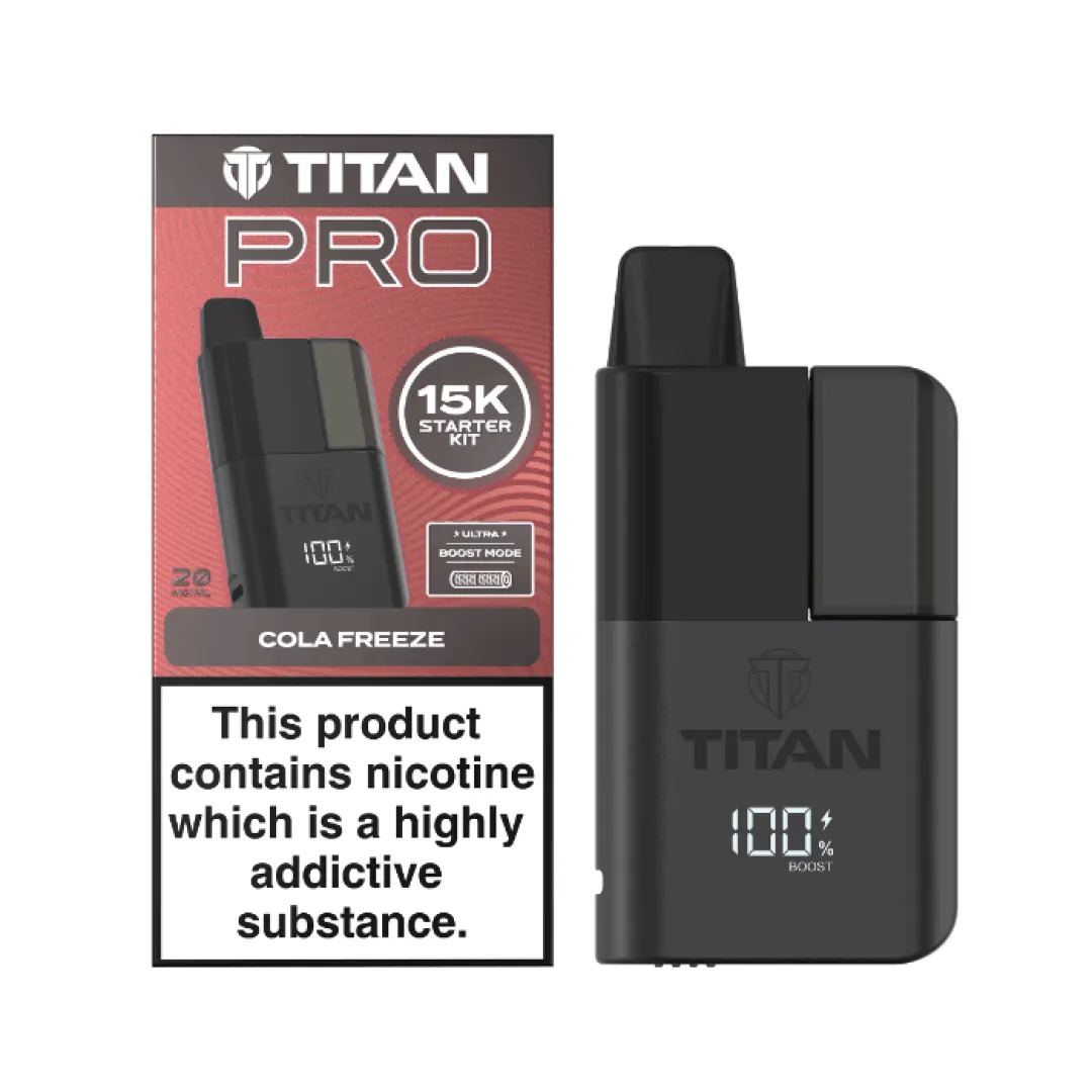 Titan Pro 15K Puffs Prefilled Pod Kit | Only £8.99 | Any 3 for £24