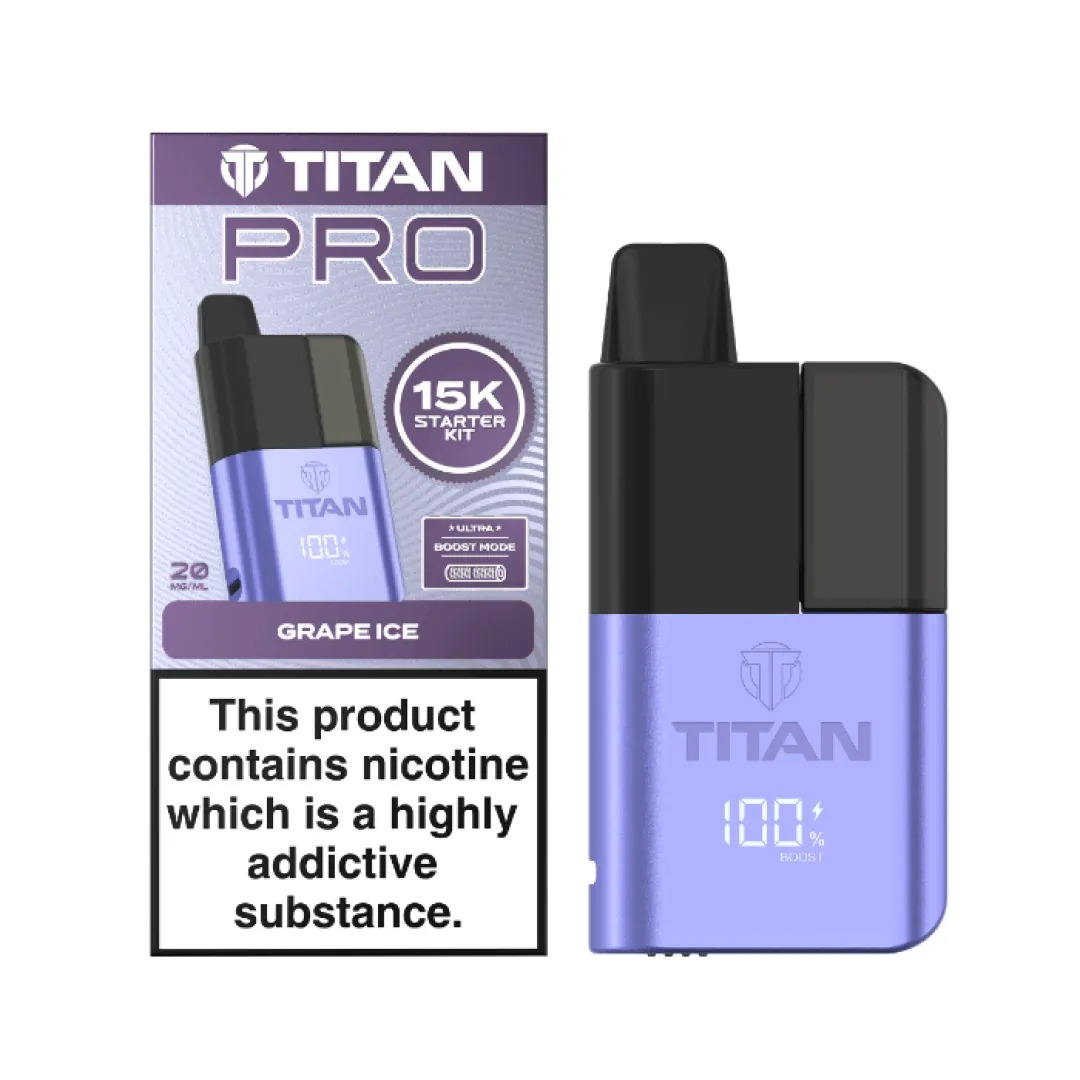 Titan Pro 15K Puffs Prefilled Pod Kit | Only £8.99 | Any 3 for £24