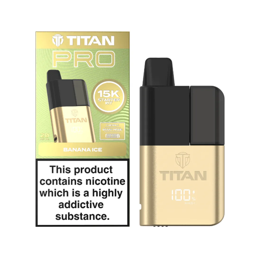 Titan Pro 15K Puffs Prefilled Pod Kit | Only £8.99 | Any 3 for £24