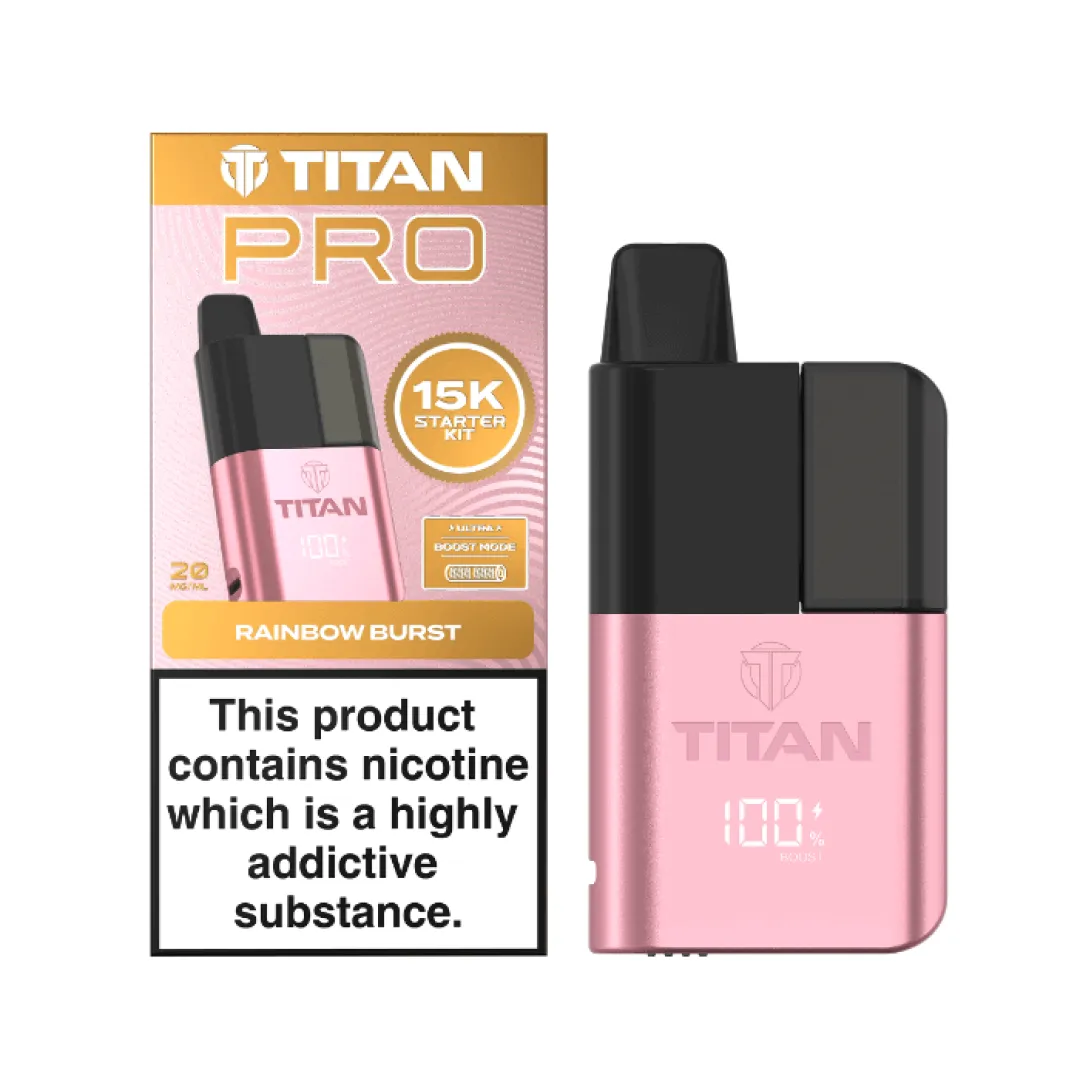 Titan Pro 15K Puffs Prefilled Pod Kit | Only £8.99 | Any 3 for £24