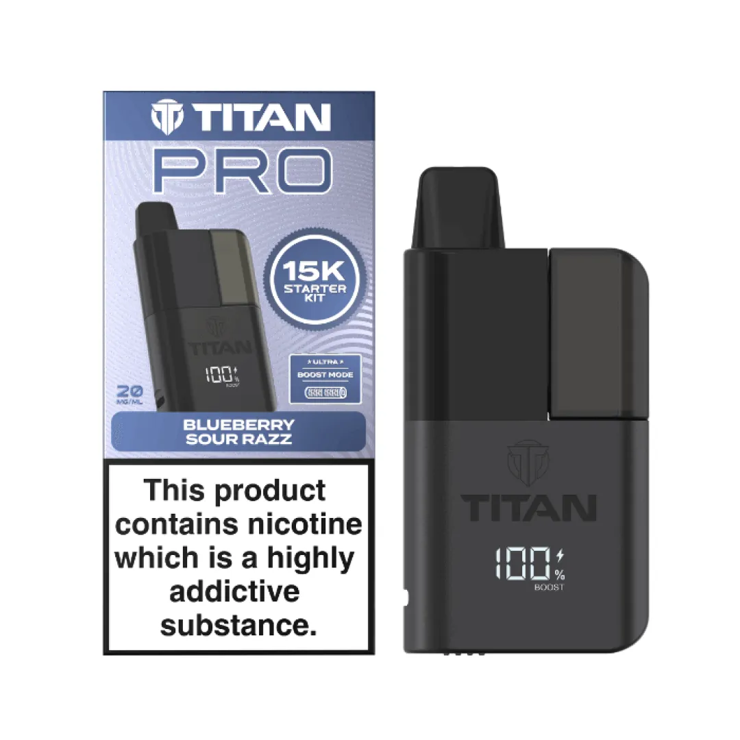 Titan Pro 15K Puffs Prefilled Pod Kit | Only £8.99 | Any 3 for £24