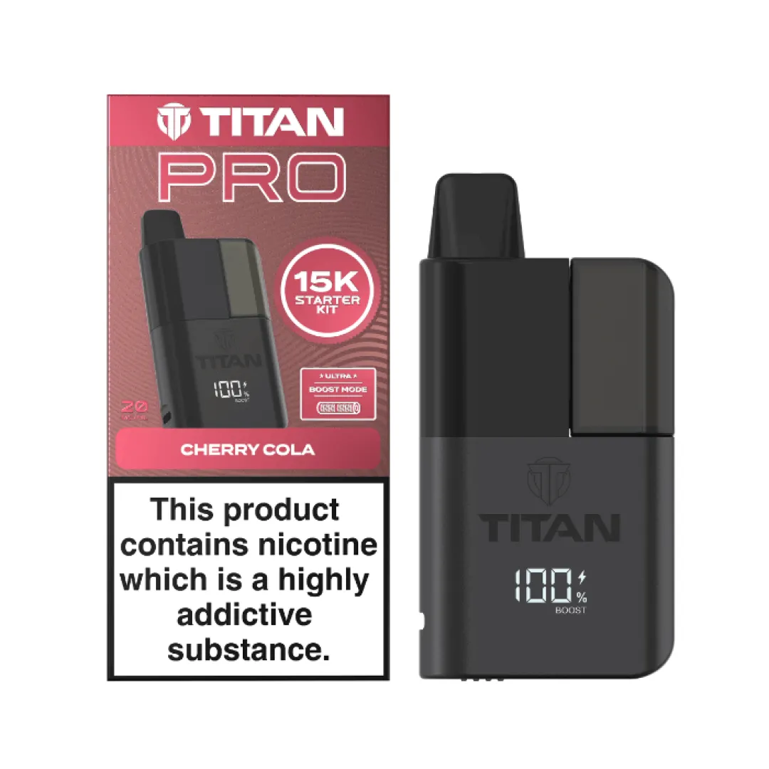 Titan Pro 15K Puffs Prefilled Pod Kit | Only £8.99 | Any 3 for £24