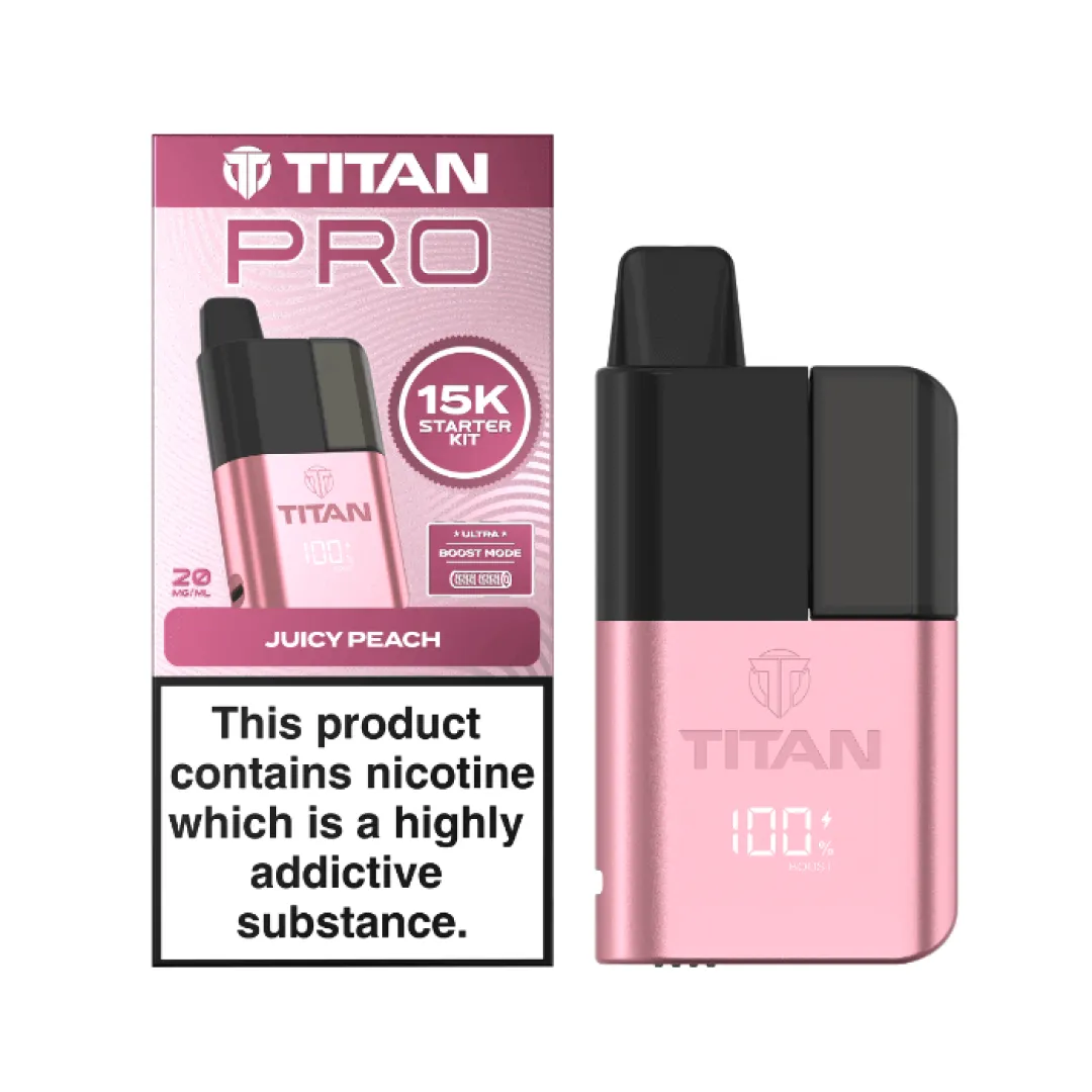 Titan Pro 15K Puffs Prefilled Pod Kit | Only £8.99 | Any 3 for £24