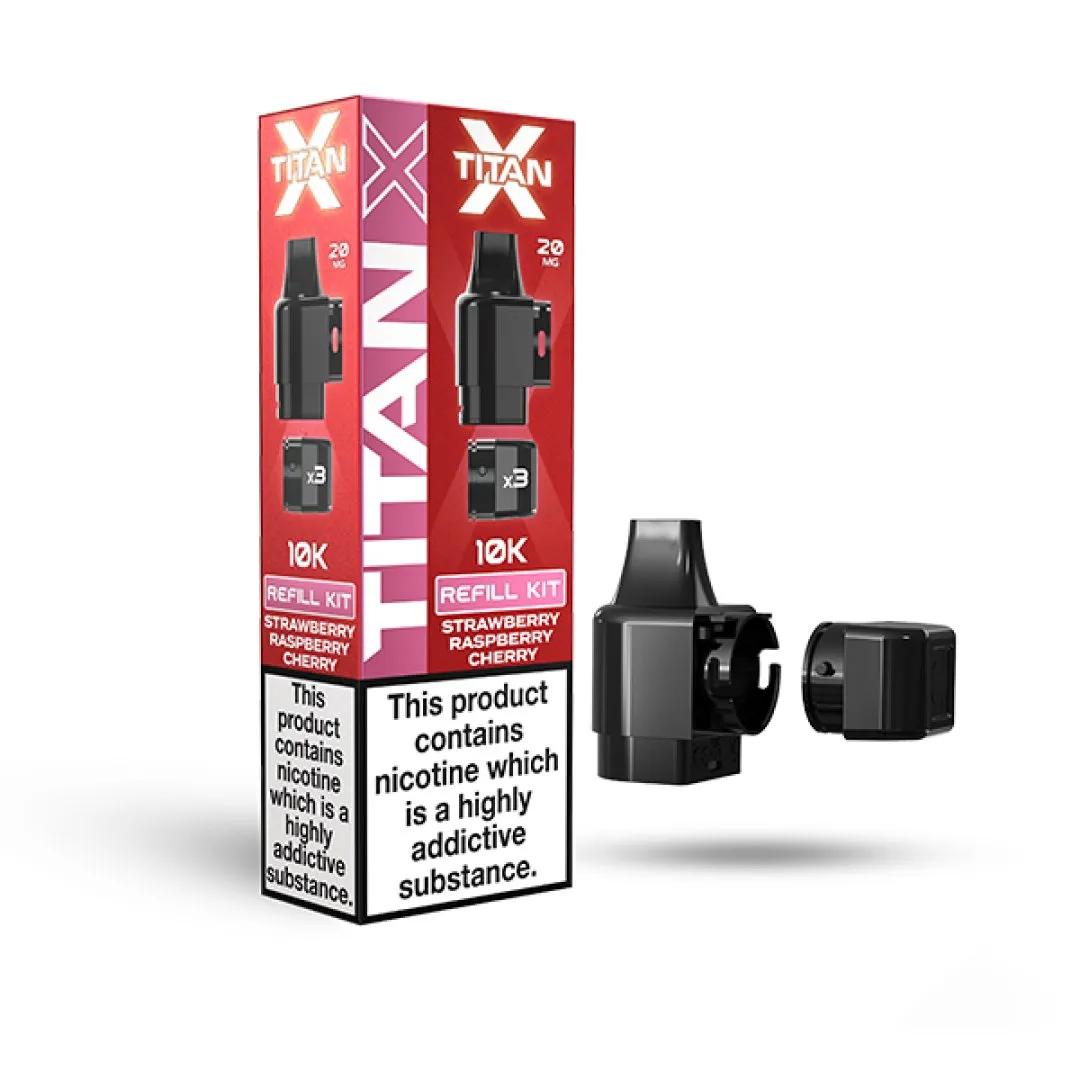 Titan X 10K Prefilled Refill Pods | Only £6.99 | Any 3 for £18