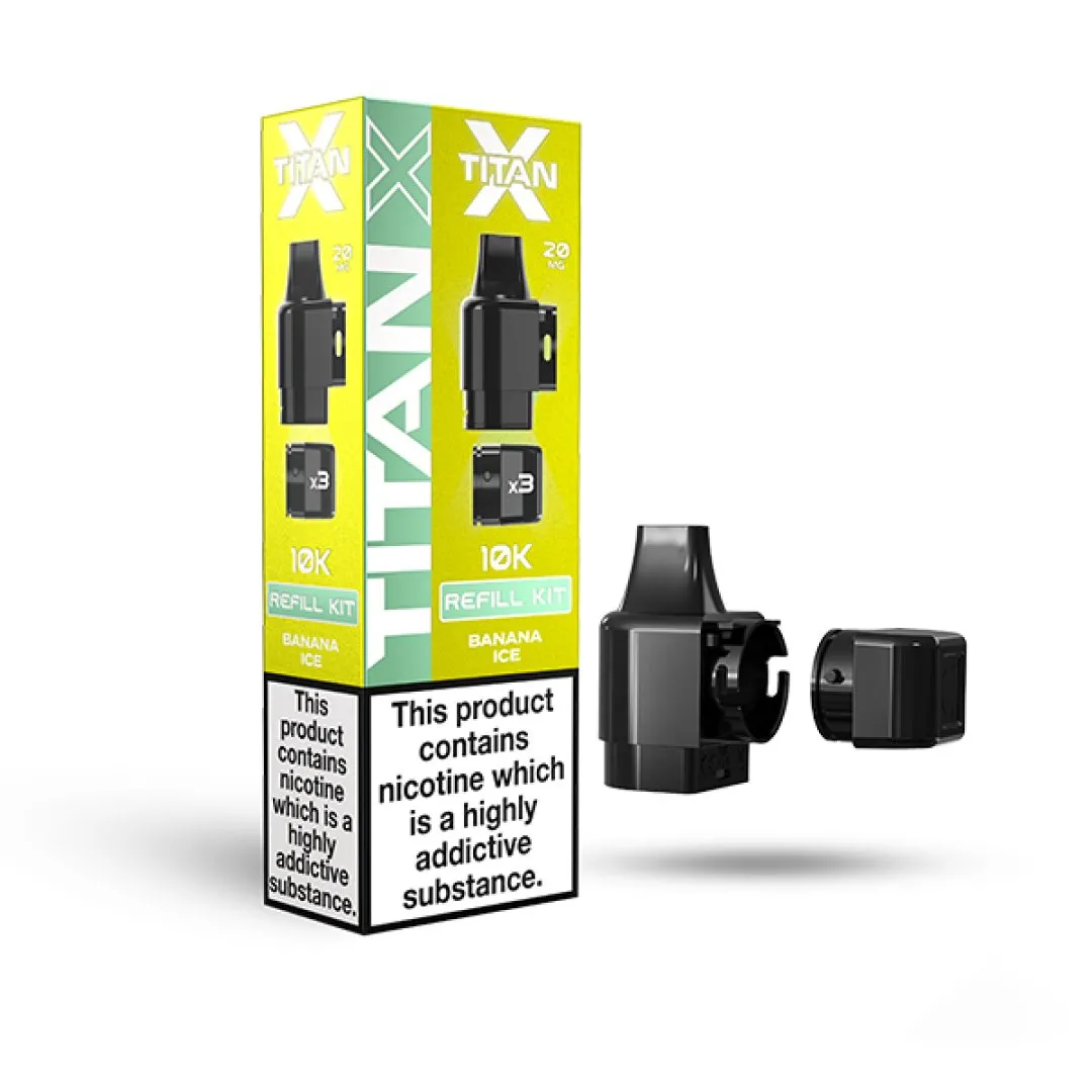Titan X 10K Prefilled Refill Pods | Only £6.99 | Any 3 for £18