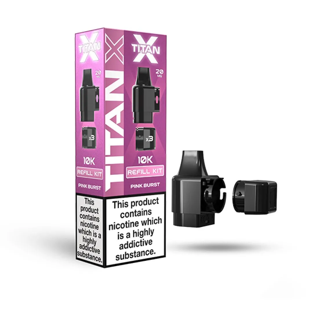 Titan X 10K Prefilled Refill Pods | Only £6.99 | Any 3 for £18