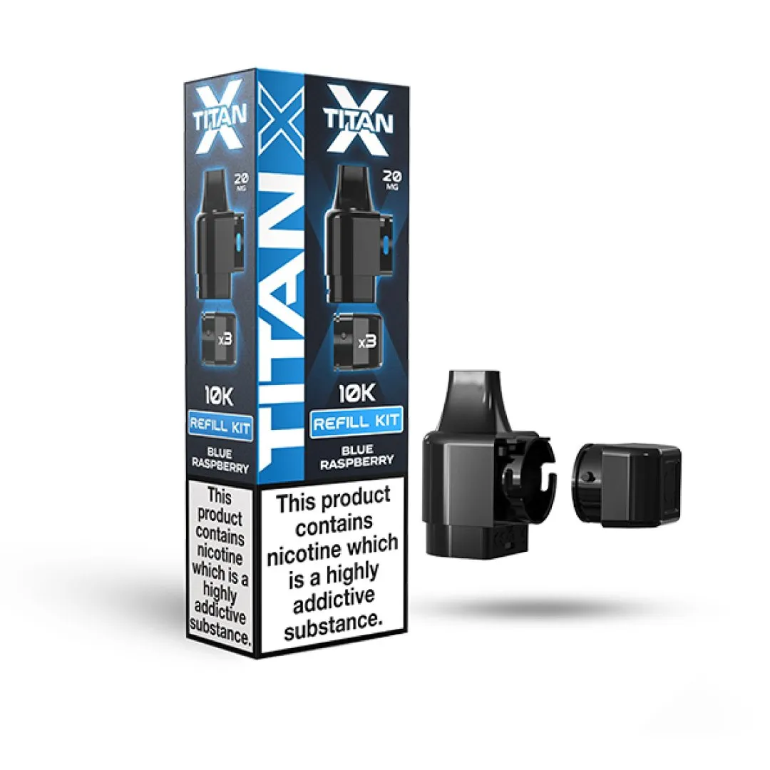Titan X 10K Prefilled Refill Pods | Only £6.99 | Any 3 for £18