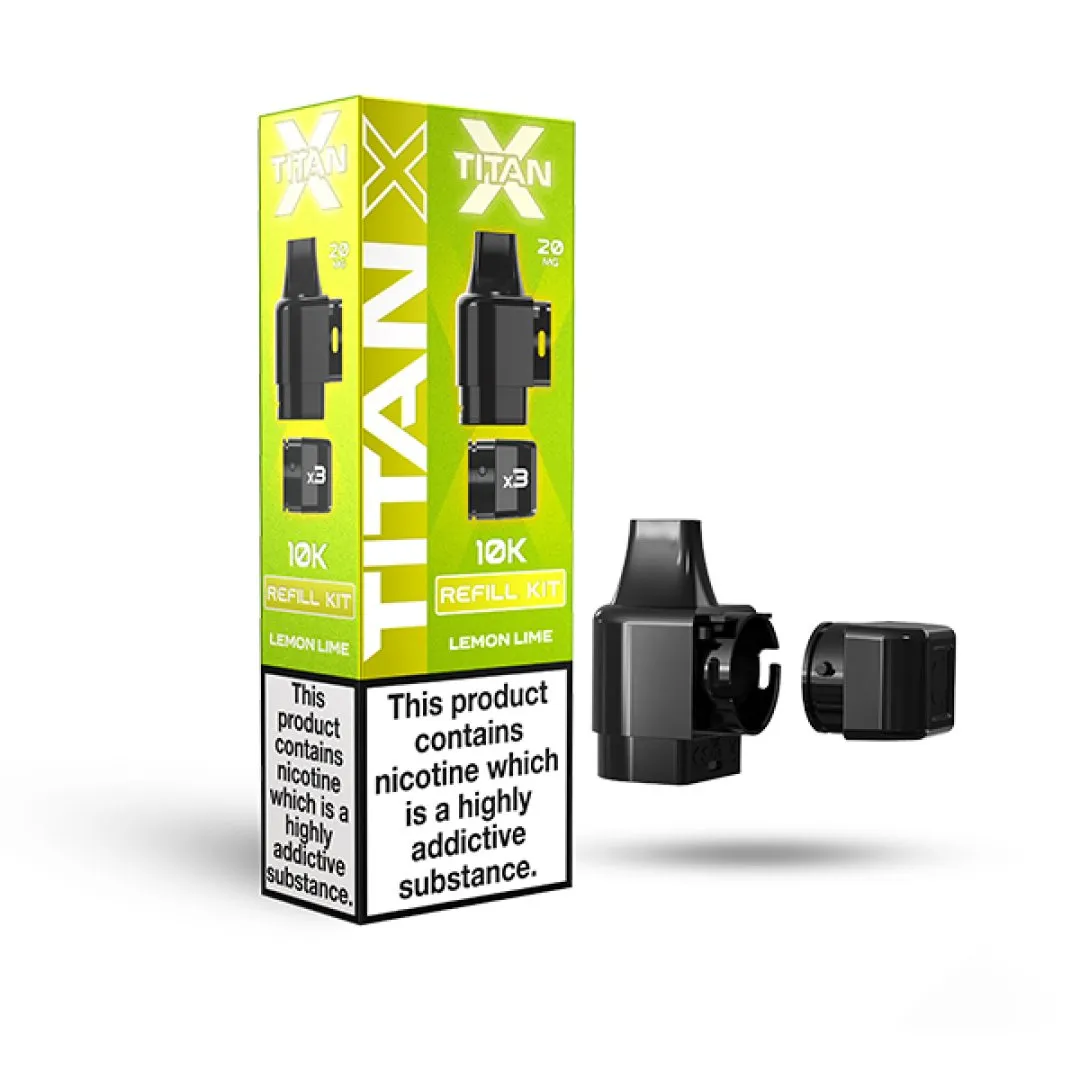Titan X 10K Prefilled Refill Pods | Only £6.99 | Any 3 for £18