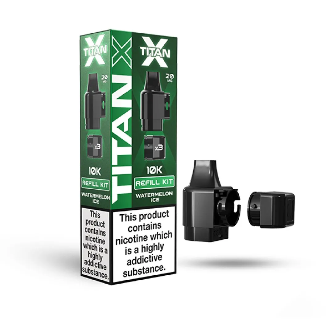 Titan X 10K Prefilled Refill Pods | Only £6.99 | Any 3 for £18