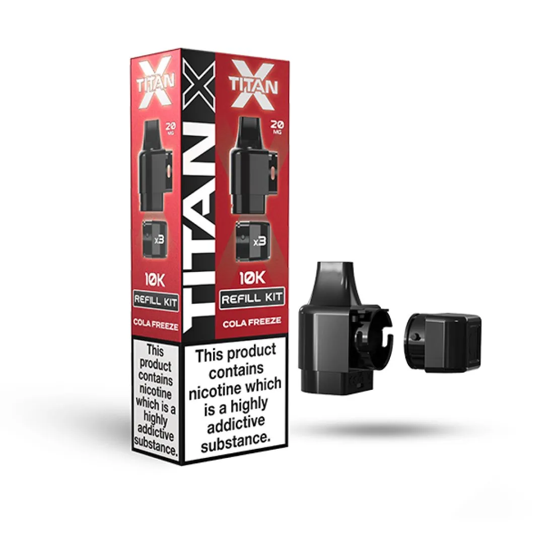 Titan X 10K Prefilled Refill Pods | Only £6.99 | Any 3 for £18