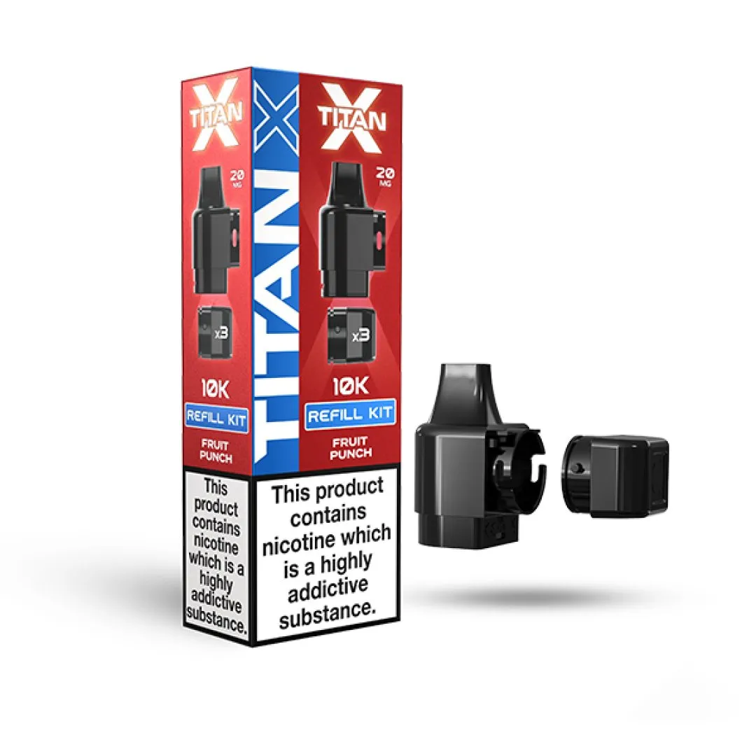 Titan X 10K Prefilled Refill Pods | Only £6.99 | Any 3 for £18
