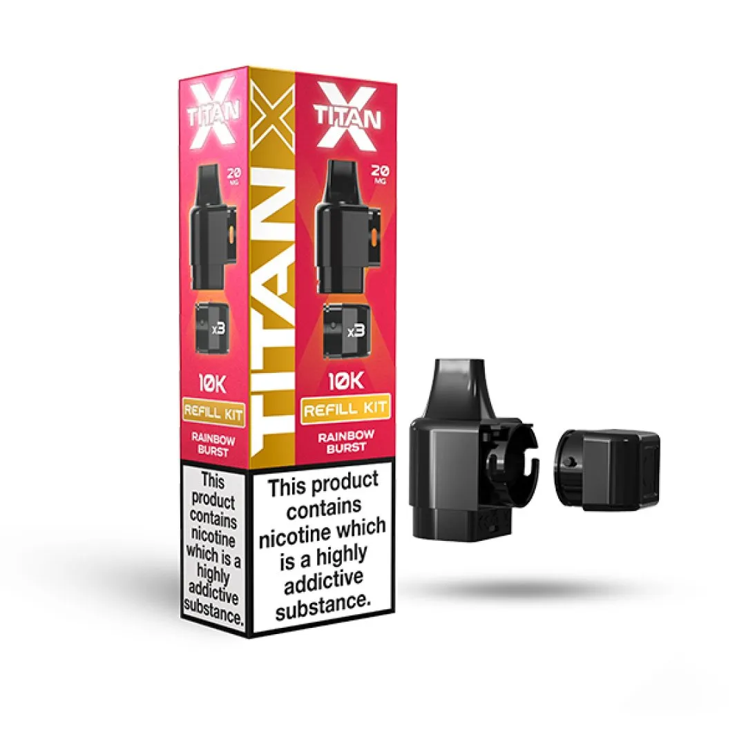 Titan X 10K Prefilled Refill Pods | Only £6.99 | Any 3 for £18