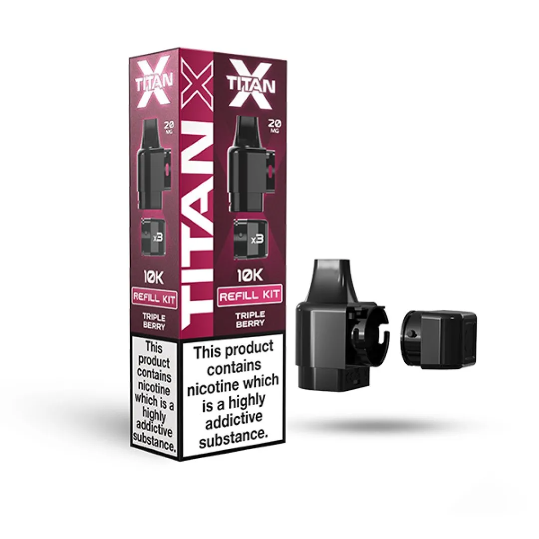 Titan X 10K Prefilled Refill Pods | Only £6.99 | Any 3 for £18