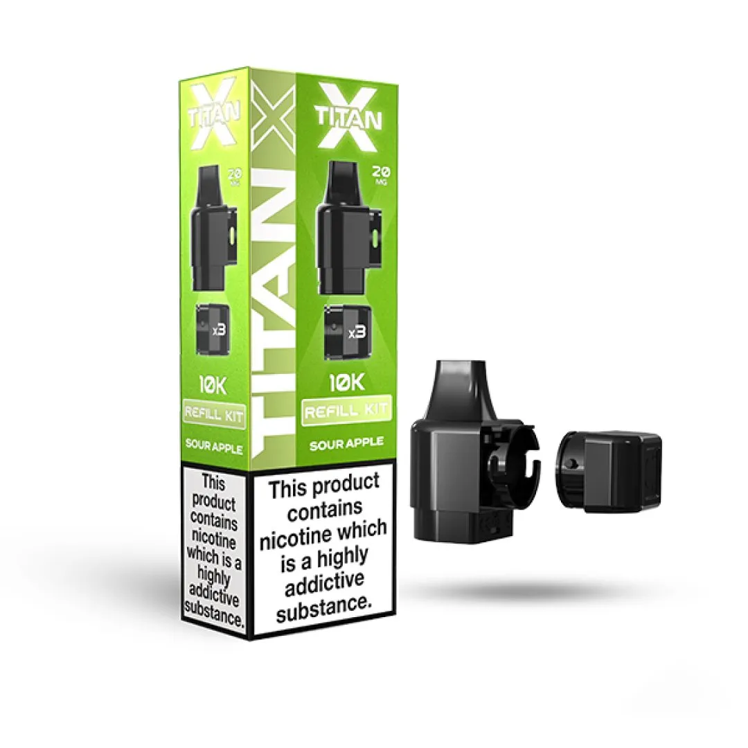 Titan X 10K Prefilled Refill Pods | Only £6.99 | Any 3 for £18