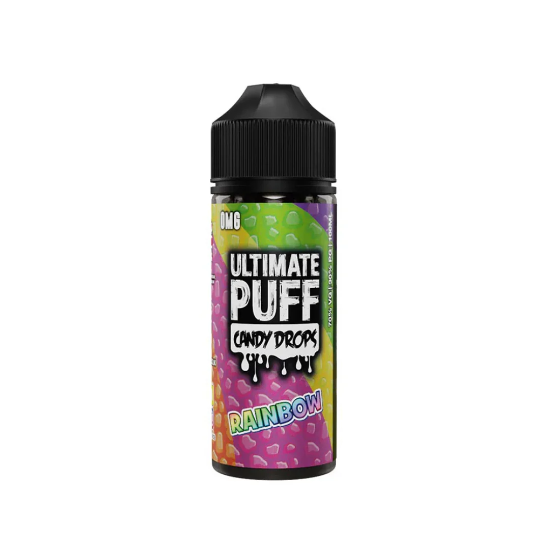Ultimate Puff Candy Drops E-Liquid Rainbow 100ml Shortfill