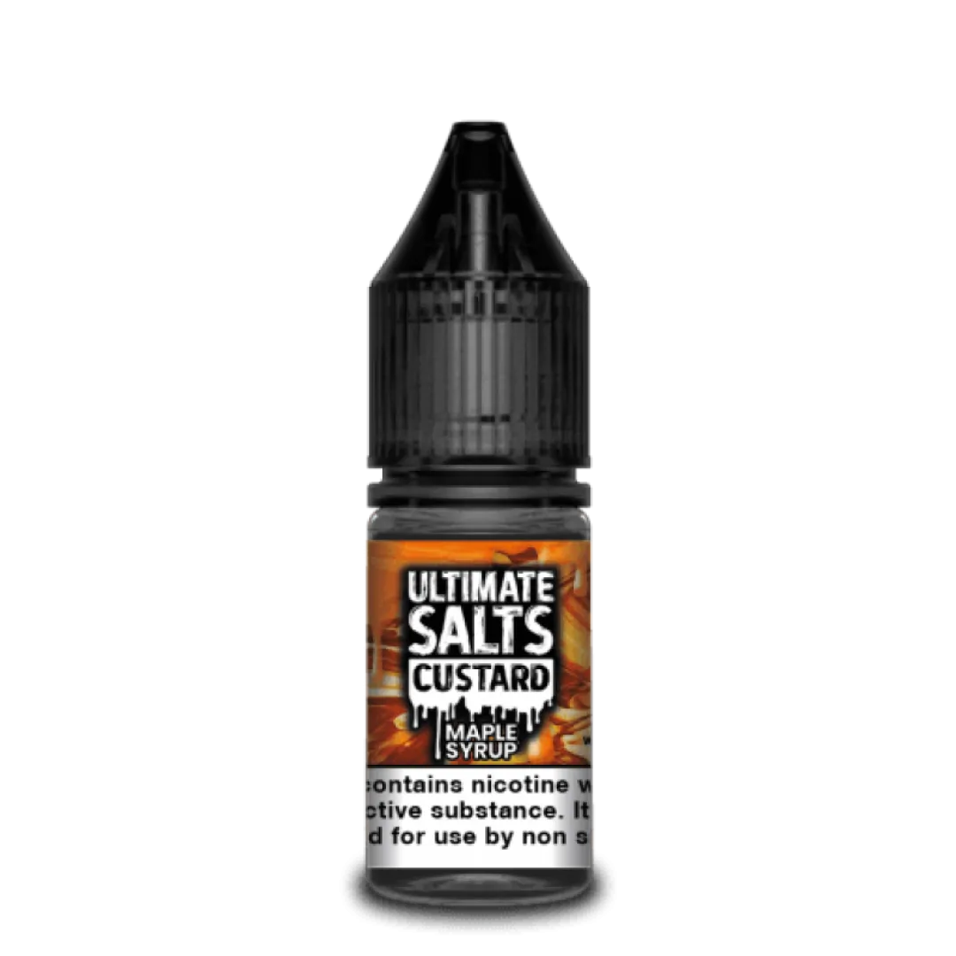Ultimate Salts Custard Maple Syrup 10ml