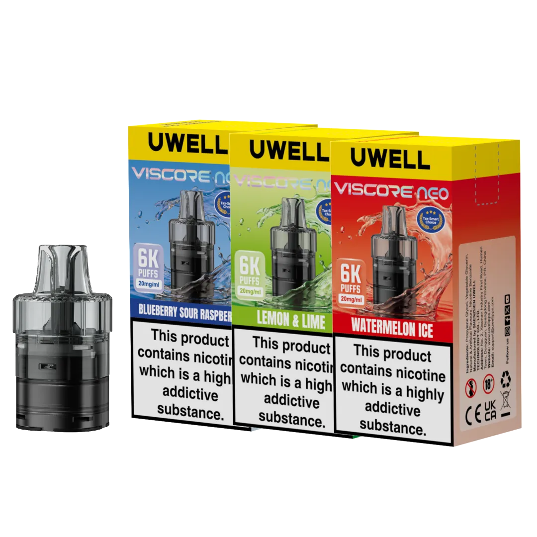 Uwell Viscore Neo 6K Refill Pods | Only £5.99 | Any 3 for £15