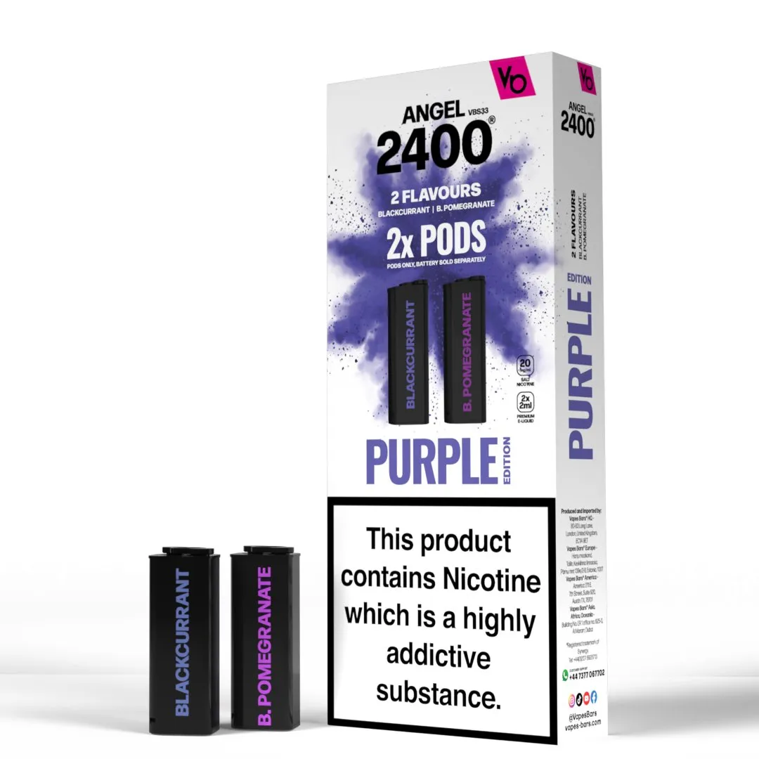 Vapes Bar Angel 2400 Prefilled Refill Pods | Only £4.99 | Any 3 for £14