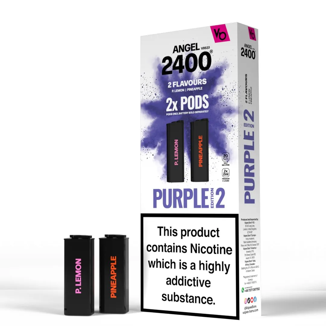 Vapes Bar Angel 2400 Prefilled Refill Pods | Only £4.99 | Any 3 for £14