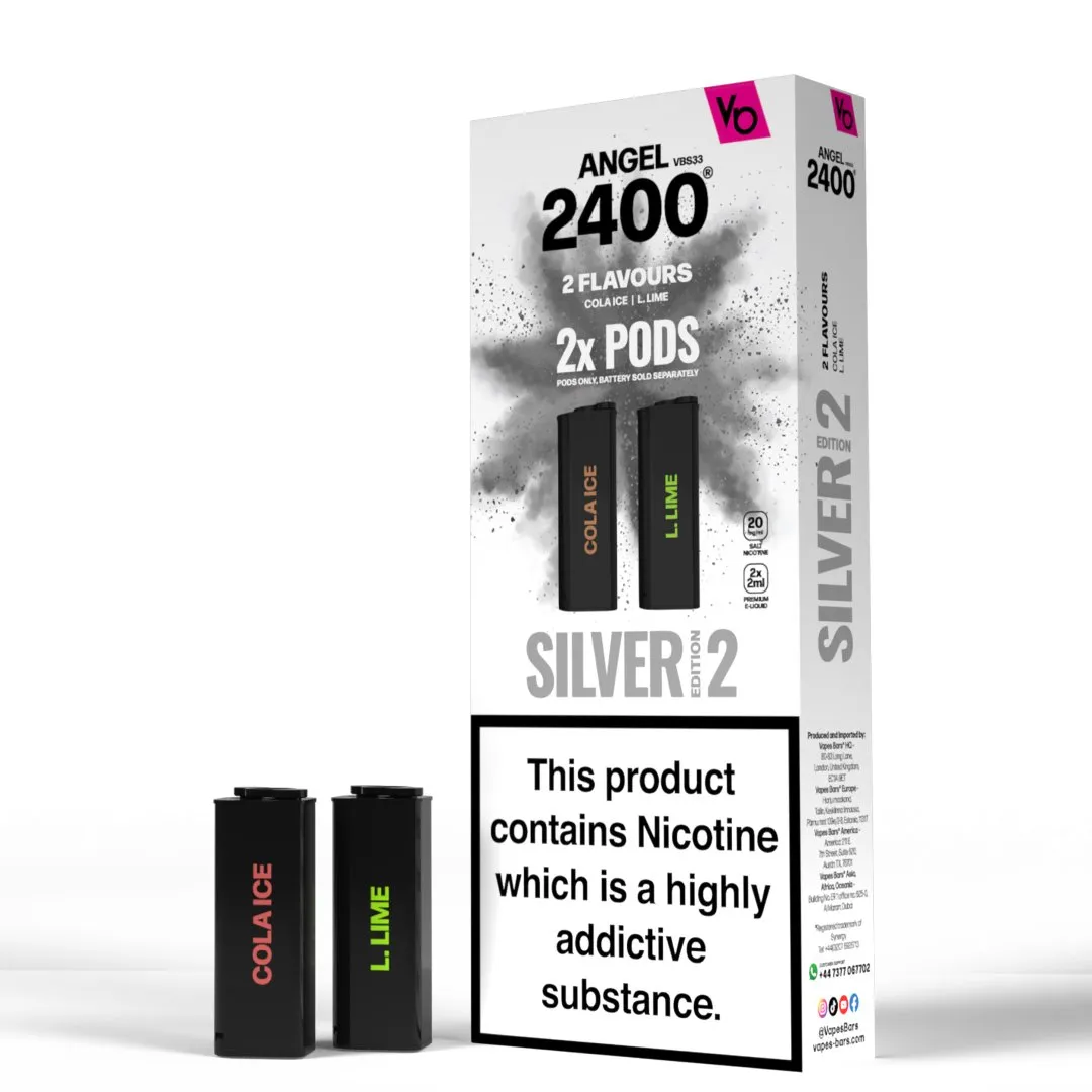 Vapes Bar Angel 2400 Prefilled Refill Pods | Only £4.99 | Any 3 for £14