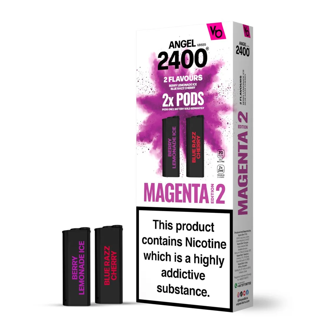 Vapes Bar Angel 2400 Prefilled Refill Pods | Only £4.99 | Any 3 for £14