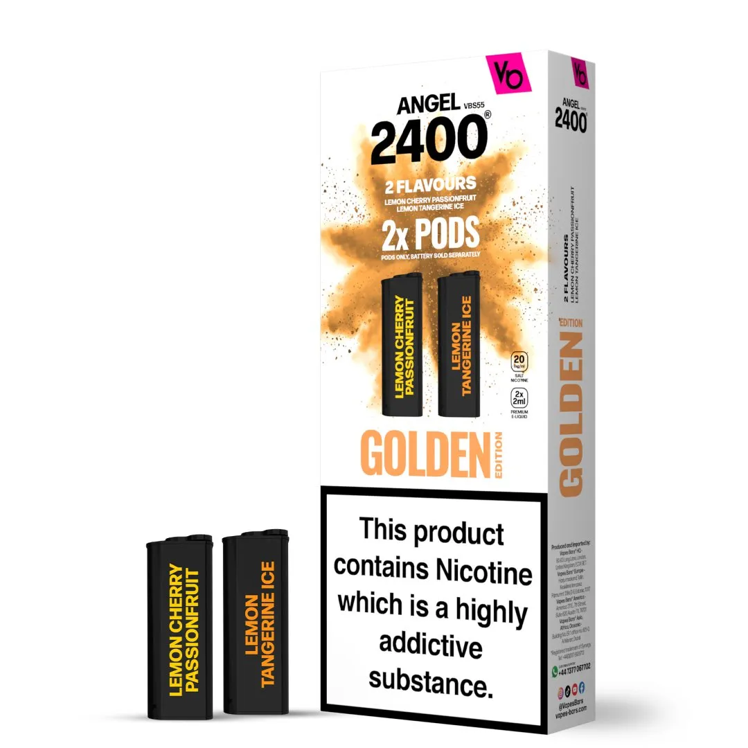 Vapes Bar Angel 2400 Prefilled Refill Pods | Only £4.99 | Any 3 for £14