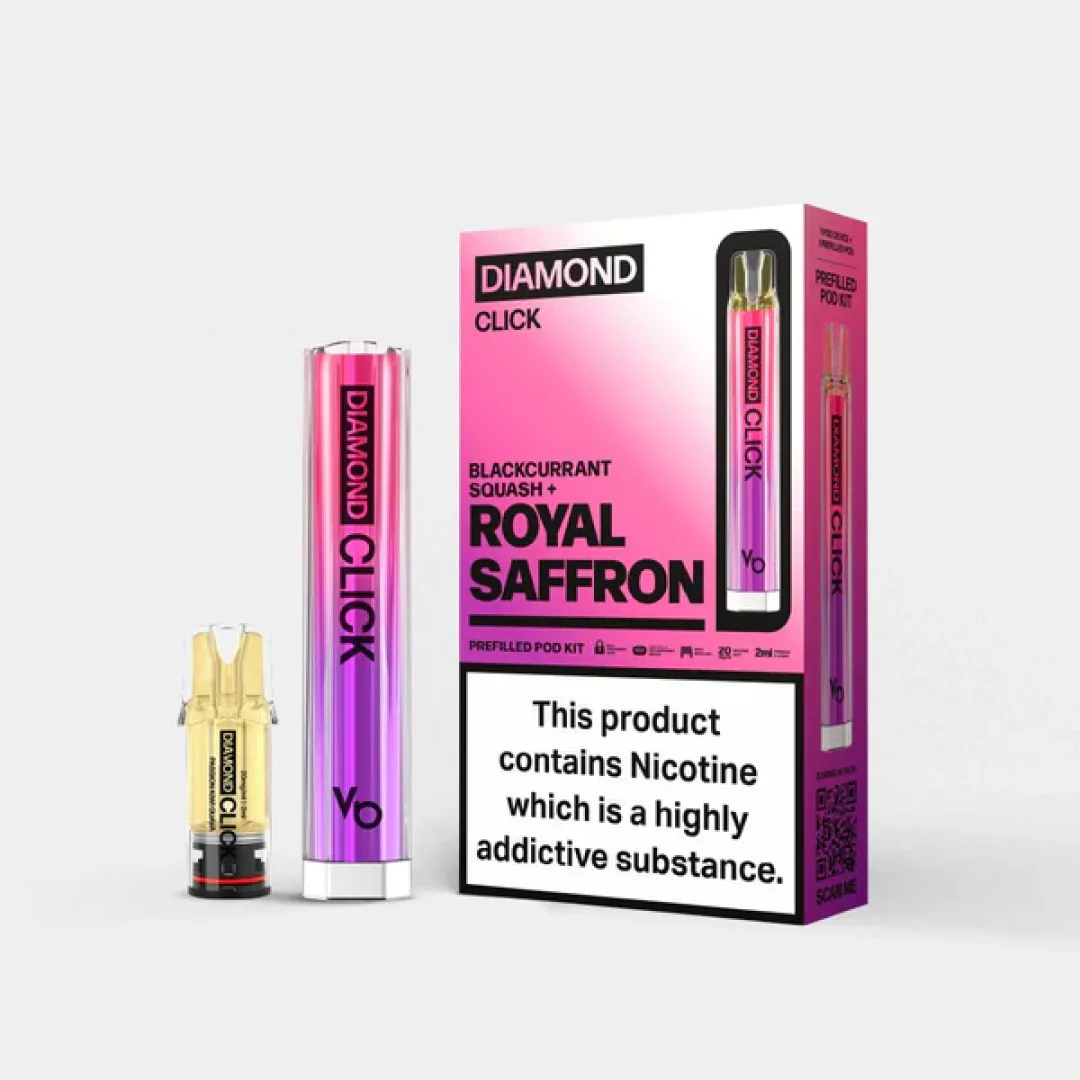 Vapes Bar Diamond Click 600 Puffs Prefilled Pod Kit | Only £4.99 | Any 3 for £13