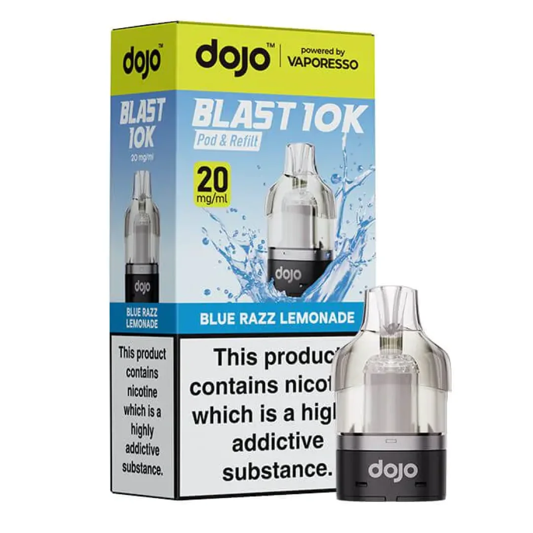 Vapouresso Dojo Blast 10K Puffs Prefilled Refill Pods | Only £4.99 | Any 3 for £14