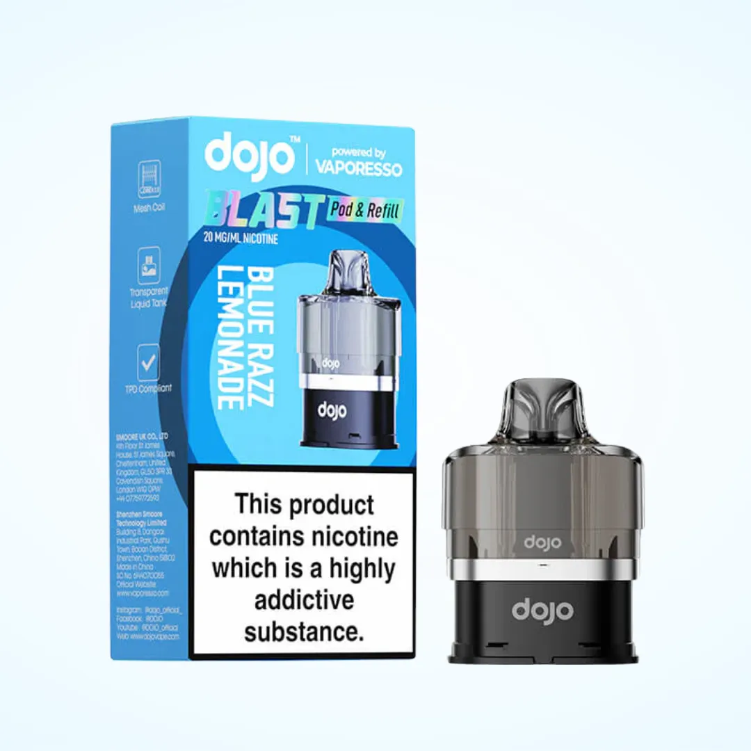 Vaporesso Dojo Blast 6000 Puffs Refill Pods | Only £4.99 | Any 3 for £13
