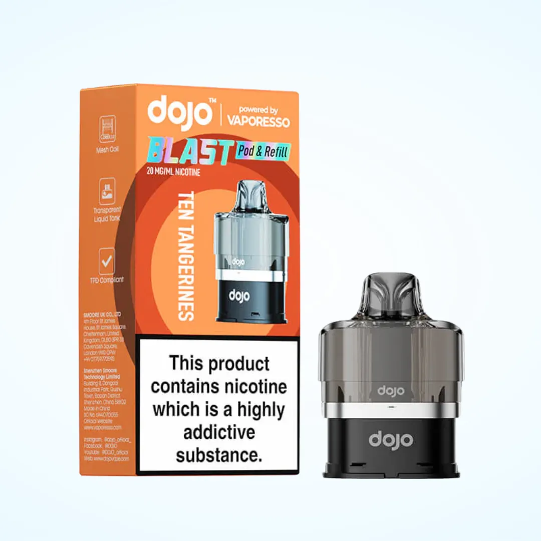 Vaporesso Dojo Blast 6000 Puffs Refill Pods | Only £4.99 | Any 3 for £13