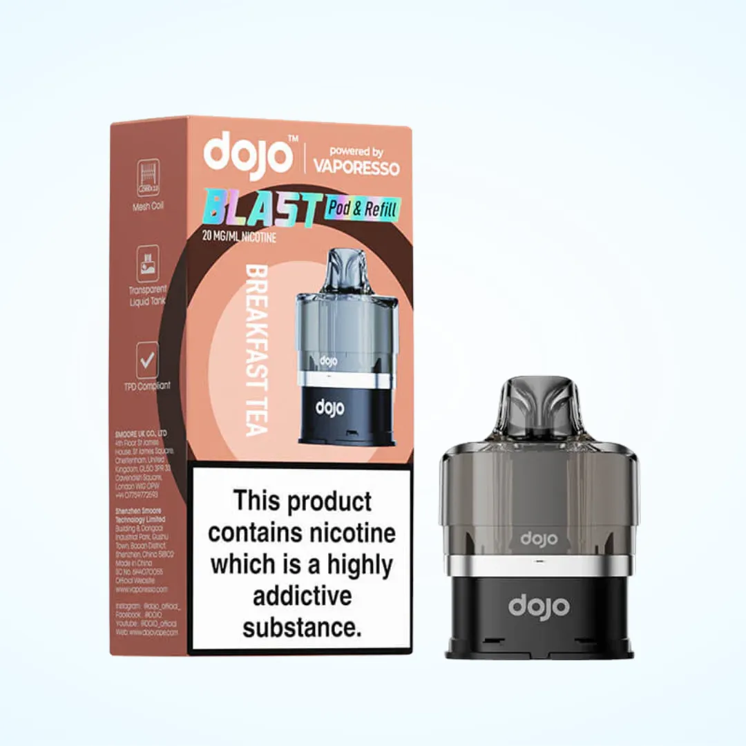 Vaporesso Dojo Blast 6000 Puffs Refill Pods | Only £4.99 | Any 3 for £13
