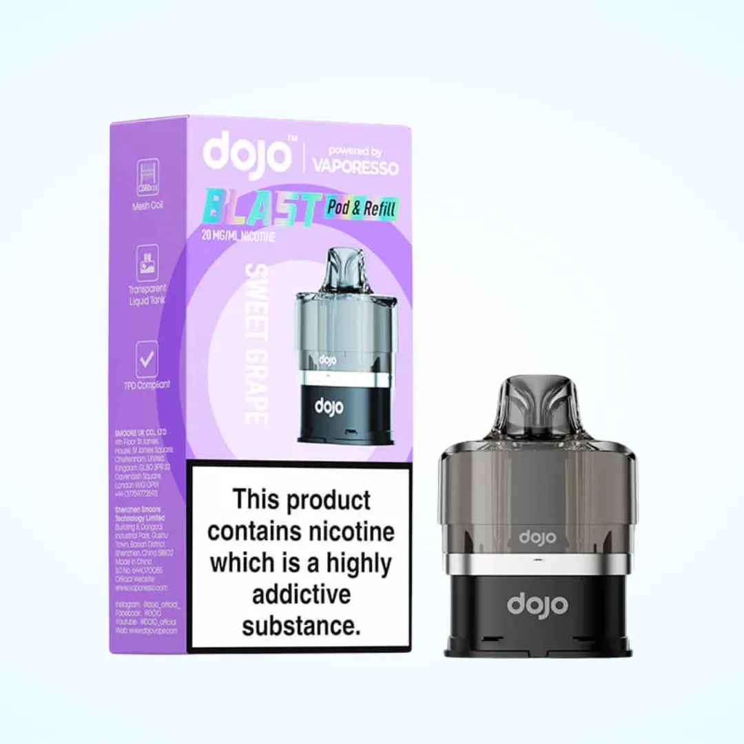 Vaporesso Dojo Blast 6000 Puffs Refill Pods | Only £4.99 | Any 3 for £13