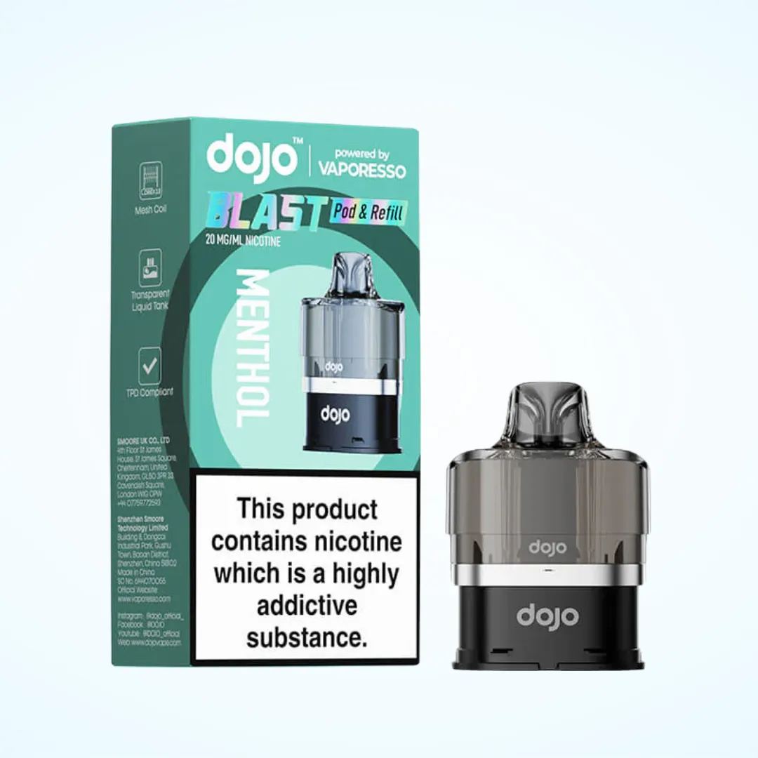 Vaporesso Dojo Blast 6000 Puffs Refill Pods | Only £4.99 | Any 3 for £13