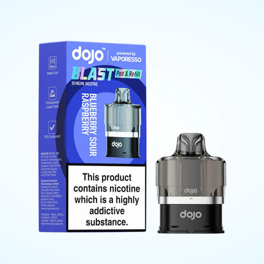 Vaporesso Dojo Blast 6000 Puffs Refill Pods | Only £4.99 | Any 3 for £13