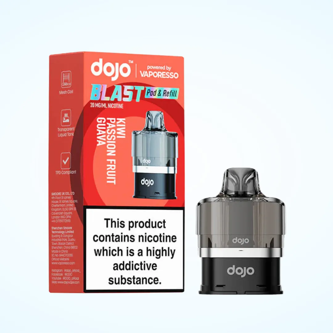 Vaporesso Dojo Blast 6000 Puffs Refill Pods | Only £4.99 | Any 3 for £13