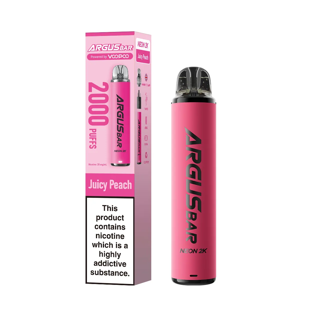 VooPoo Argus Bar Neon 2K Puffs Prefilled Pod Kit | Only £5.99 | Any 3 for £15