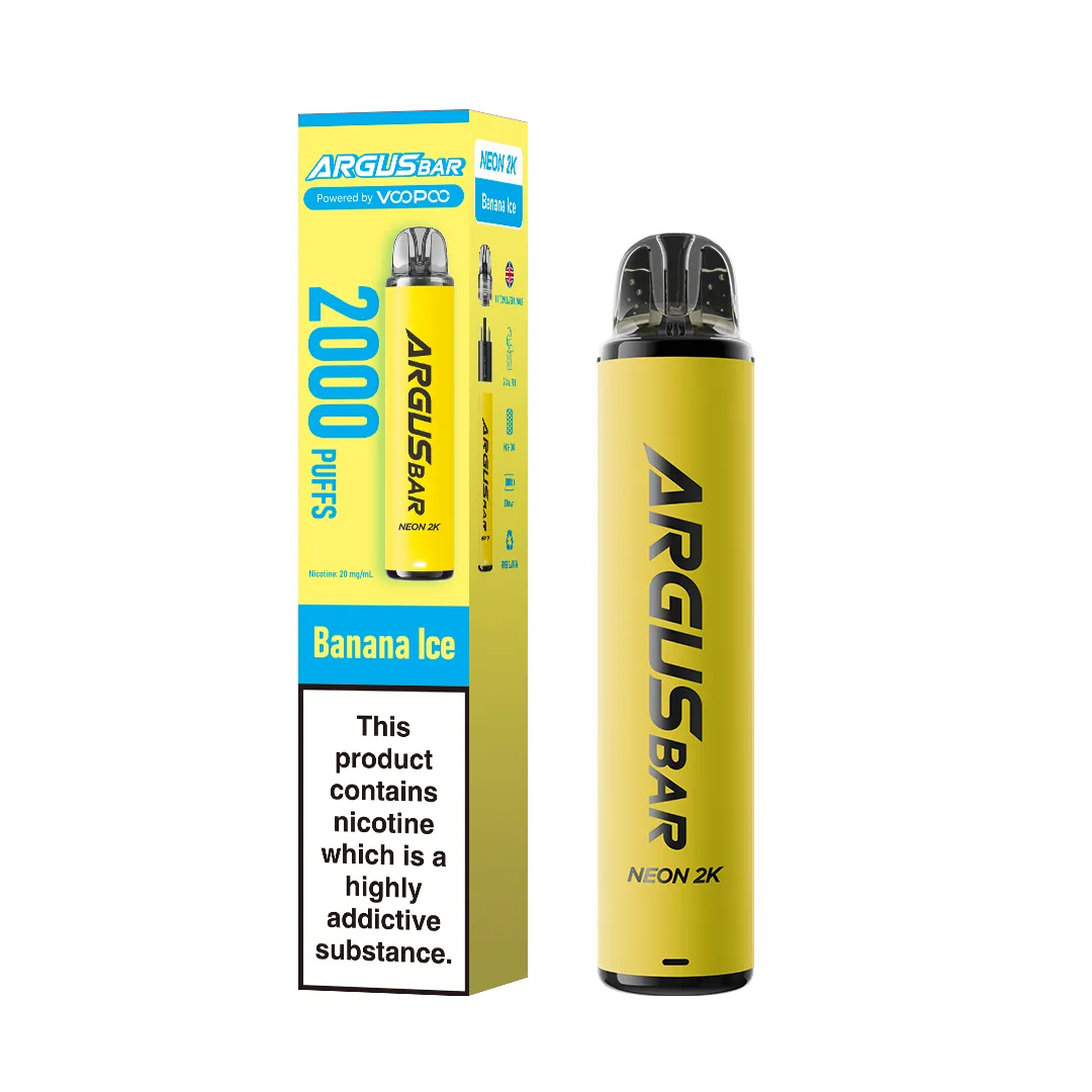 VooPoo Argus Bar Neon 2K Puffs Prefilled Pod Kit | Only £5.99 | Any 3 for £15