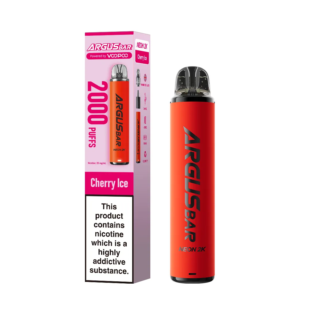 VooPoo Argus Bar Neon 2K Puffs Prefilled Pod Kit | Only £5.99 | Any 3 for £15