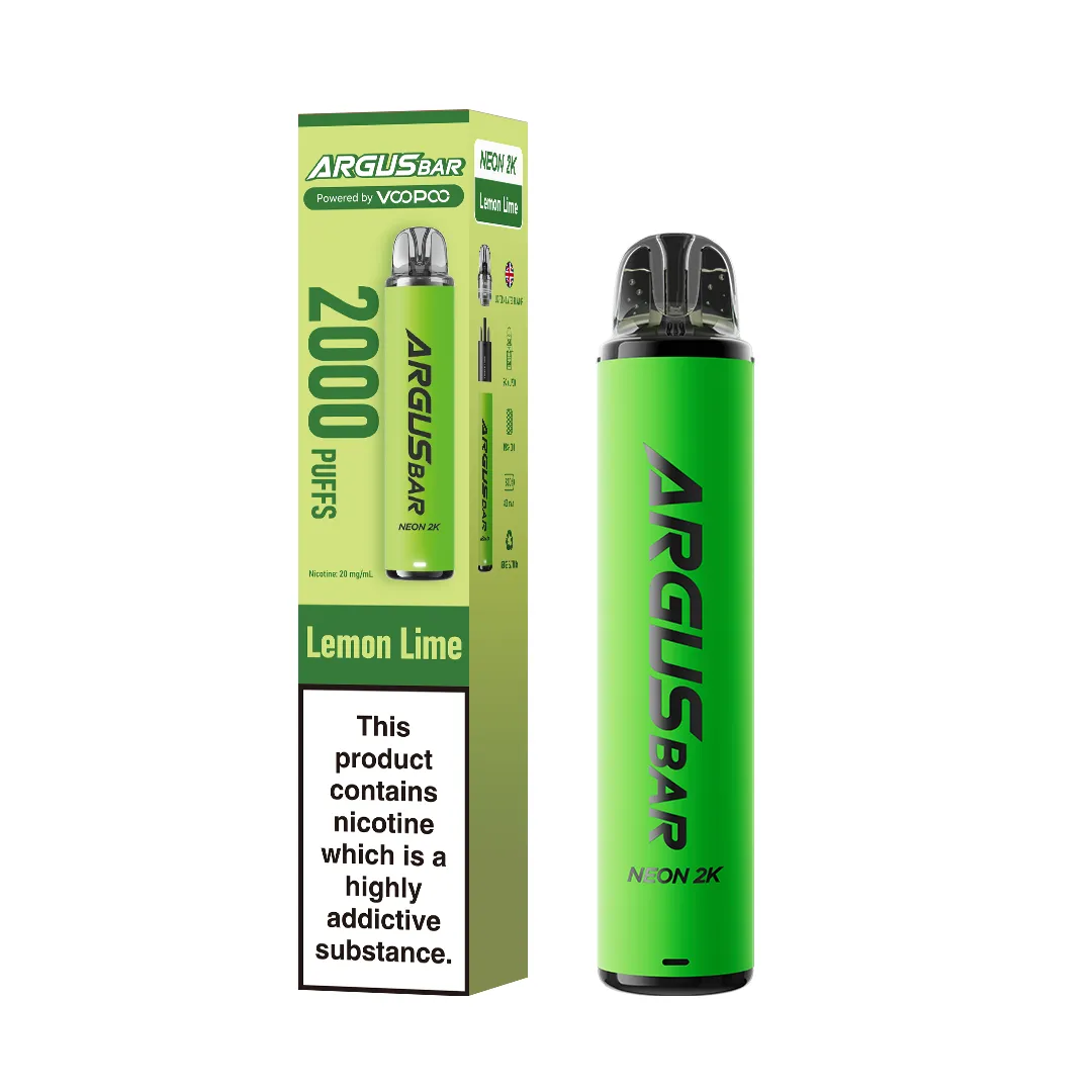 VooPoo Argus Bar Neon 2K Puffs Prefilled Pod Kit | Only £5.99 | Any 3 for £15