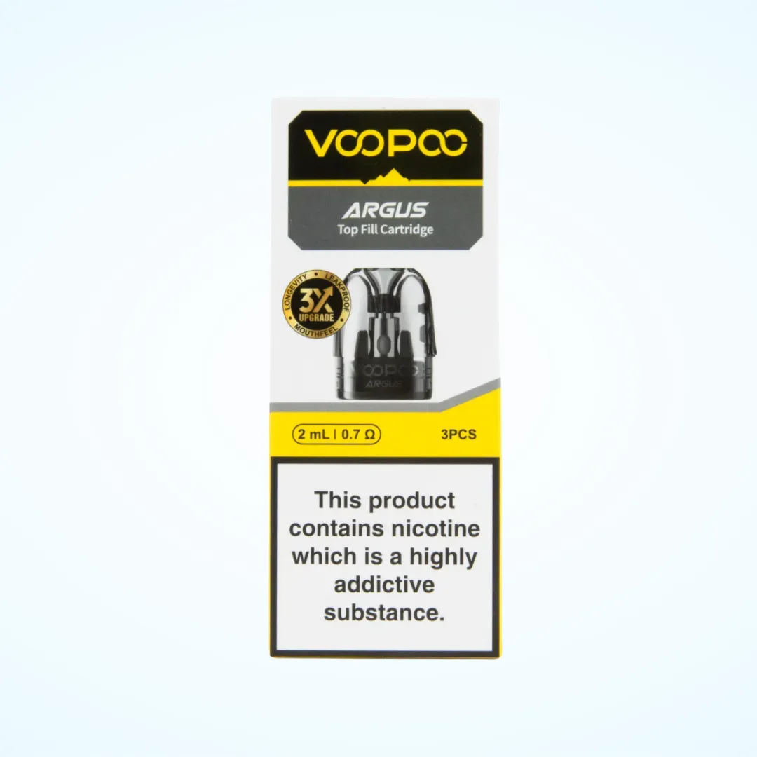 Voopoo Argus Top Fill Cartridge/Pods (PACK OF 3)