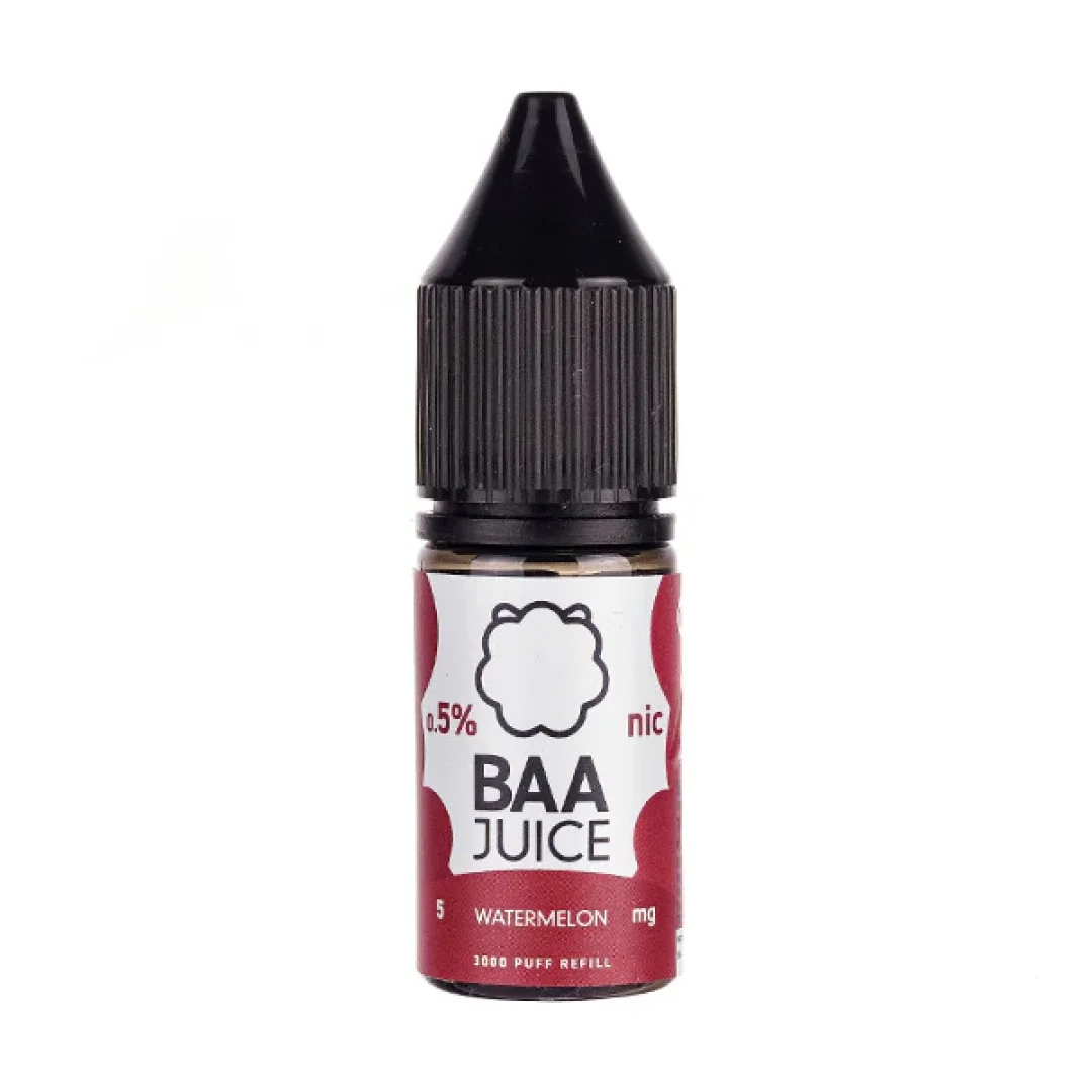 Watermelon Ice Nic Salt E-Liquid by Baa Juice