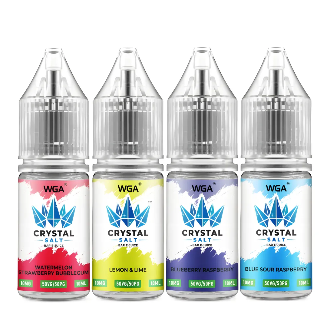 WGA Crystal Salt Bar E-Juice 10ml Nic Salts (SHORT DATED) | Only £0.79