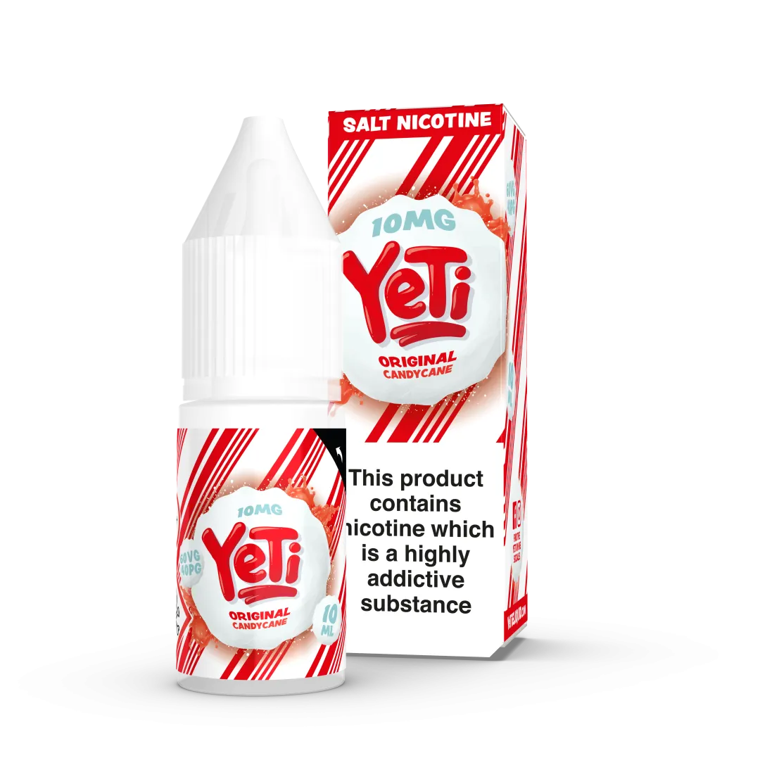 Yeti Candy Cane Nic Salts 10ml