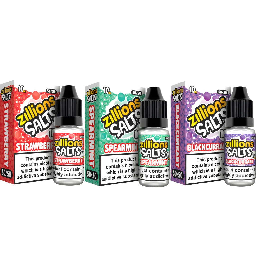 Zillion Salts 10ml Nic Salts | Only £2.99