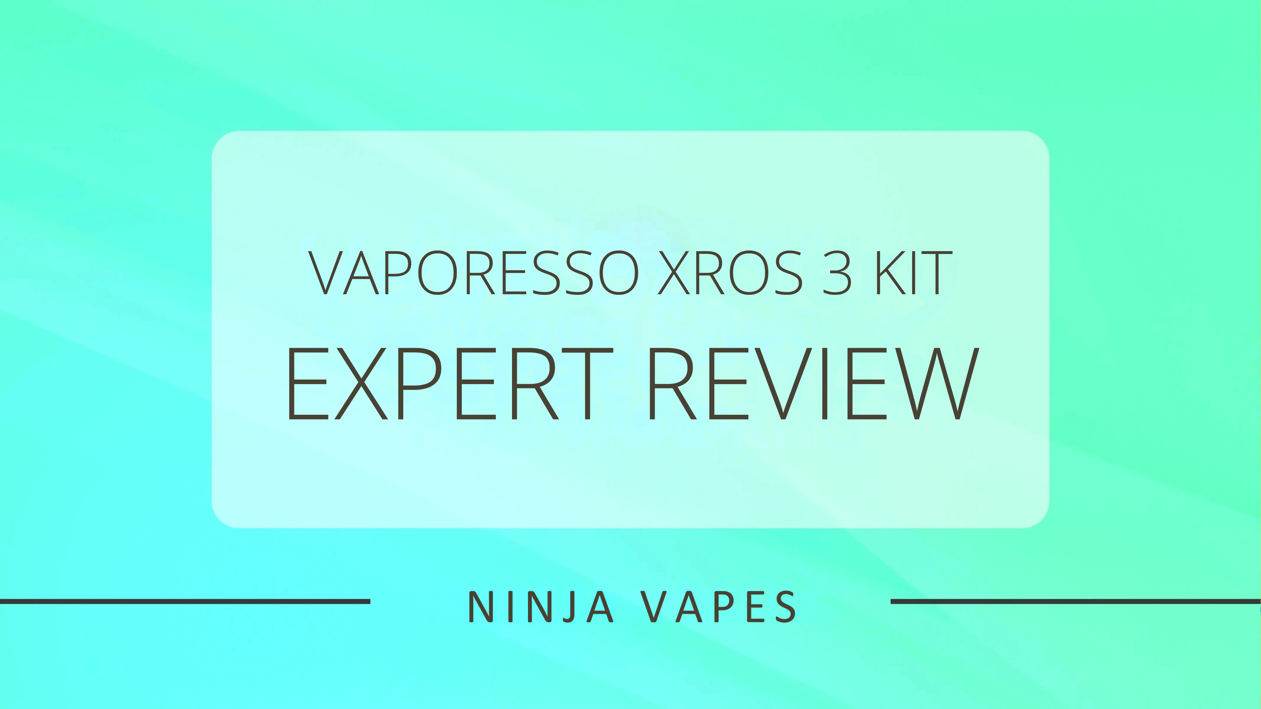 Vaporesso XROS 3 Review