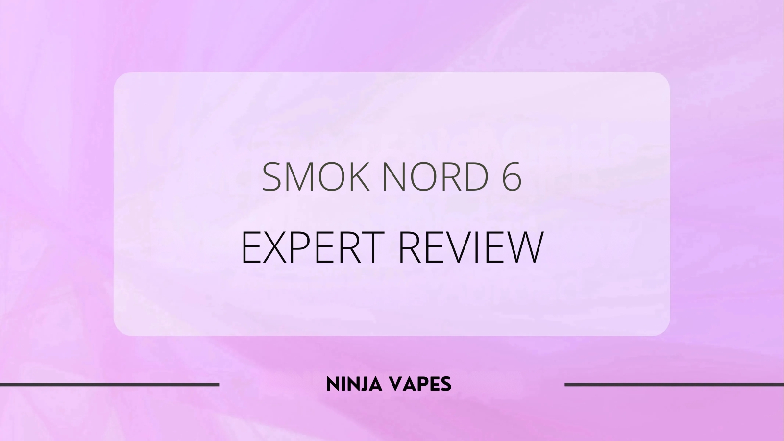Smok Nord 6 Review