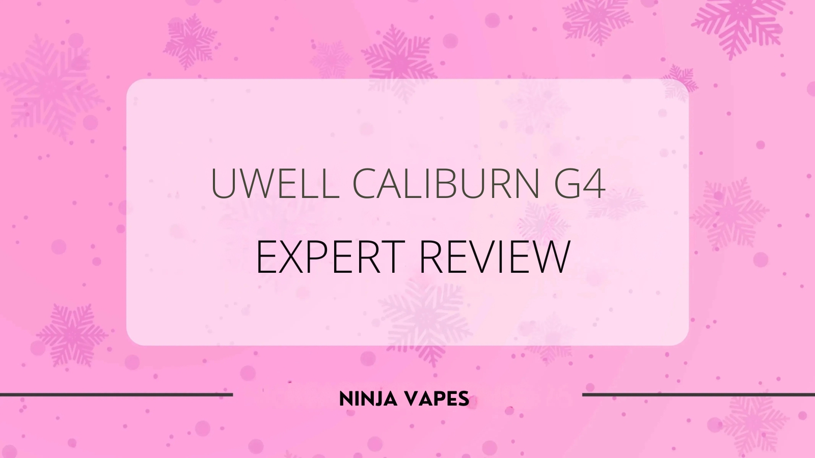 Uwell Caliburn G4 Review