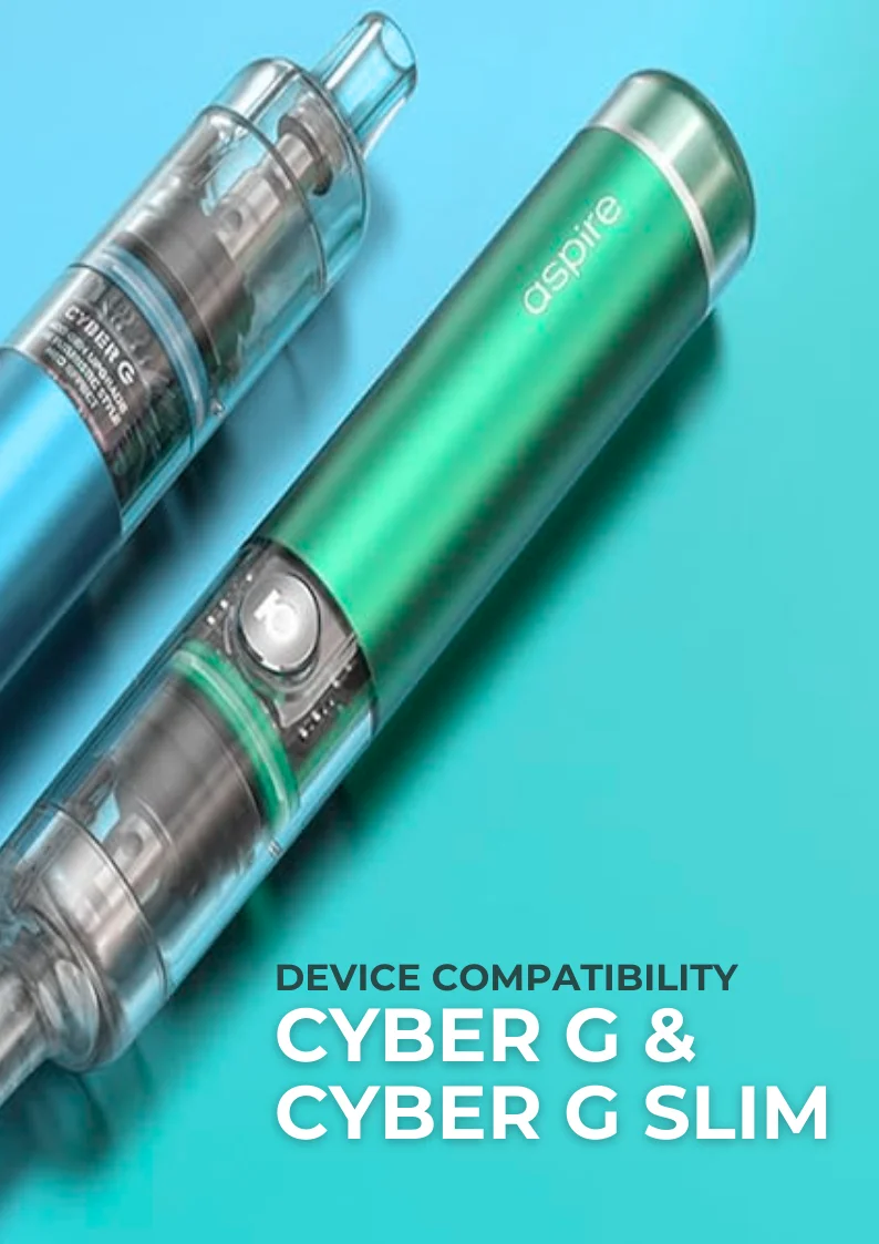 Aspire Cyber TG Replacement Pods Compatibility